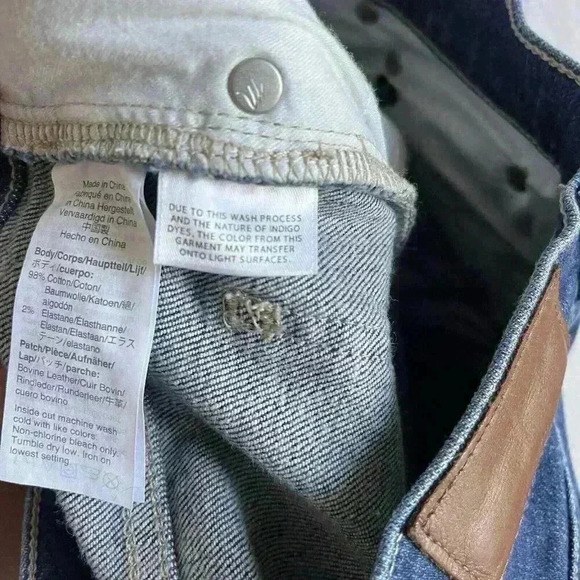 Madewell Slim Demi-Boot Jeans Women's Size 27 Medium Wash High-Rise Style #MB917 - Picture 12 of 14